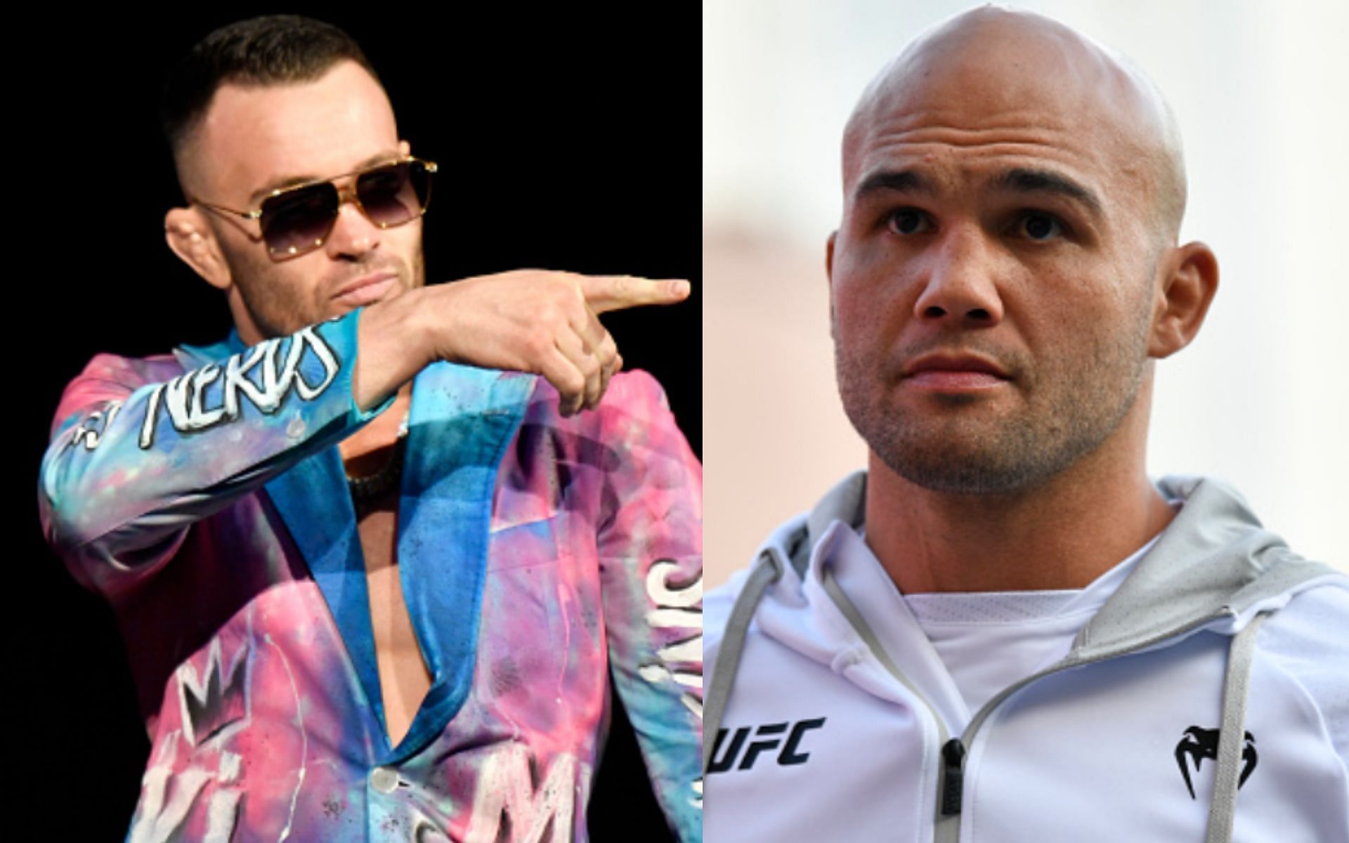 Colby Covington (left); Robbie Lawler (right)