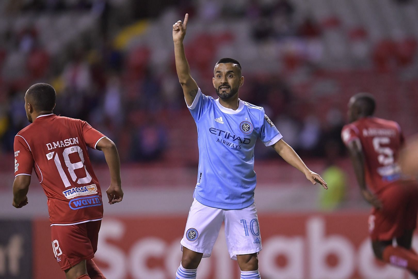 New York City face Santos de Guapiles in their CONCACAF Champions League fixture on Wednesday