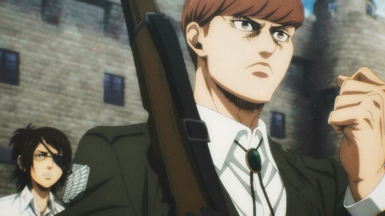 Floch as seen during the anime&#039;s fourth season. (Image via MAPPA Studios)
