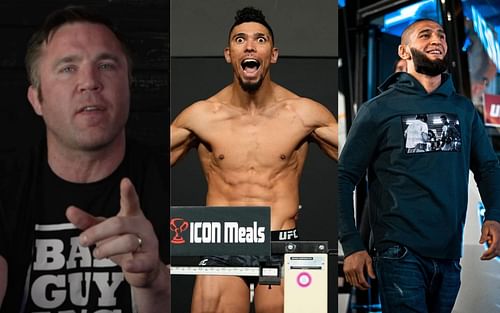 Chael Sonnen (left), Johnny Walker (middle) and Khamzat Chimaev (right) [Image credits: @sonnench, @johnnywalker, and @khamzat_chimaev via Instagram]