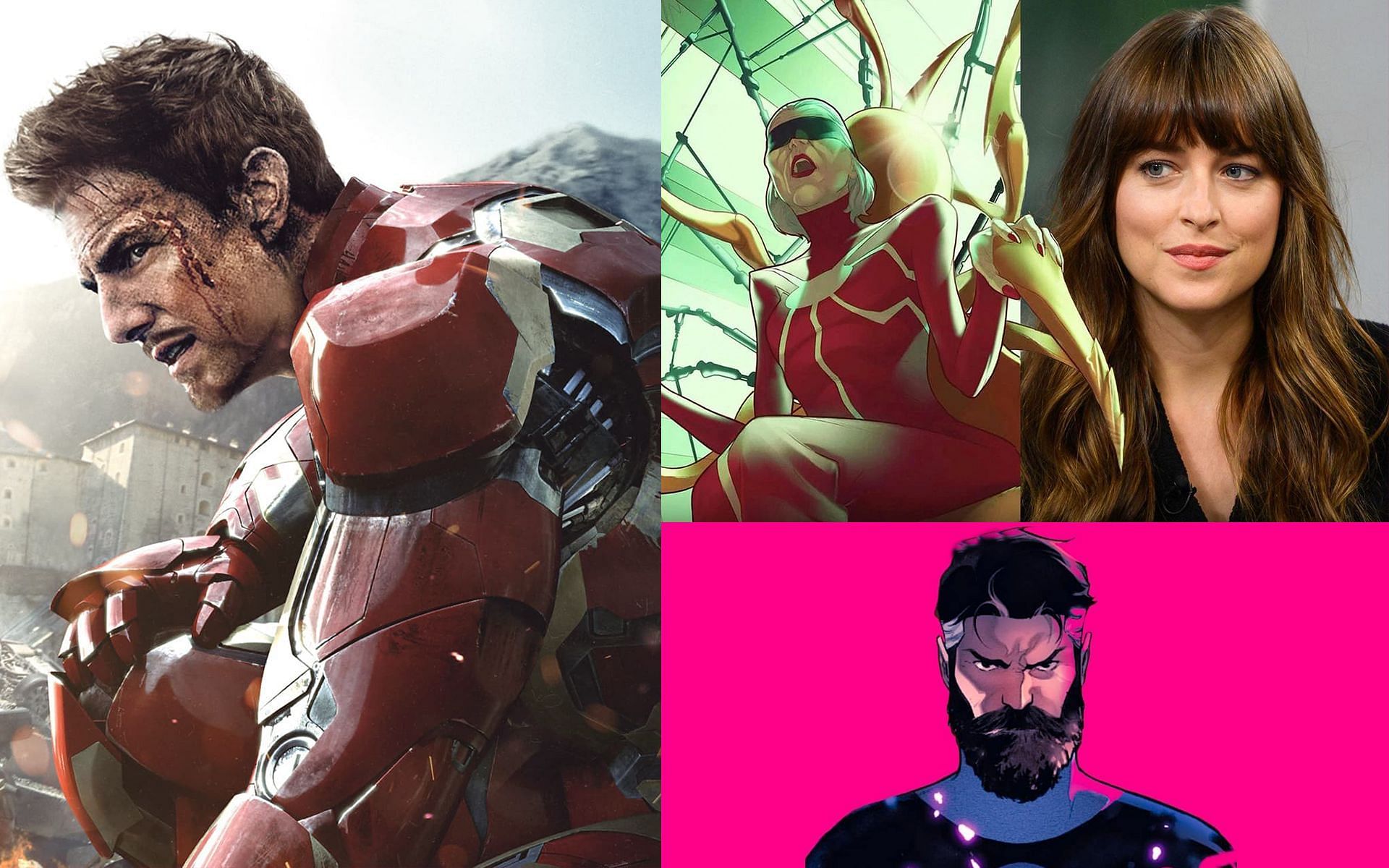 3 epic Marvel casting (Images via Instagram: theherosource, mr.fantastic.four &amp; rahalarts)