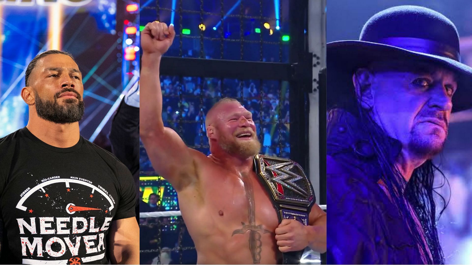 Roman Reigns; Brock Lesnar; The Undertaker