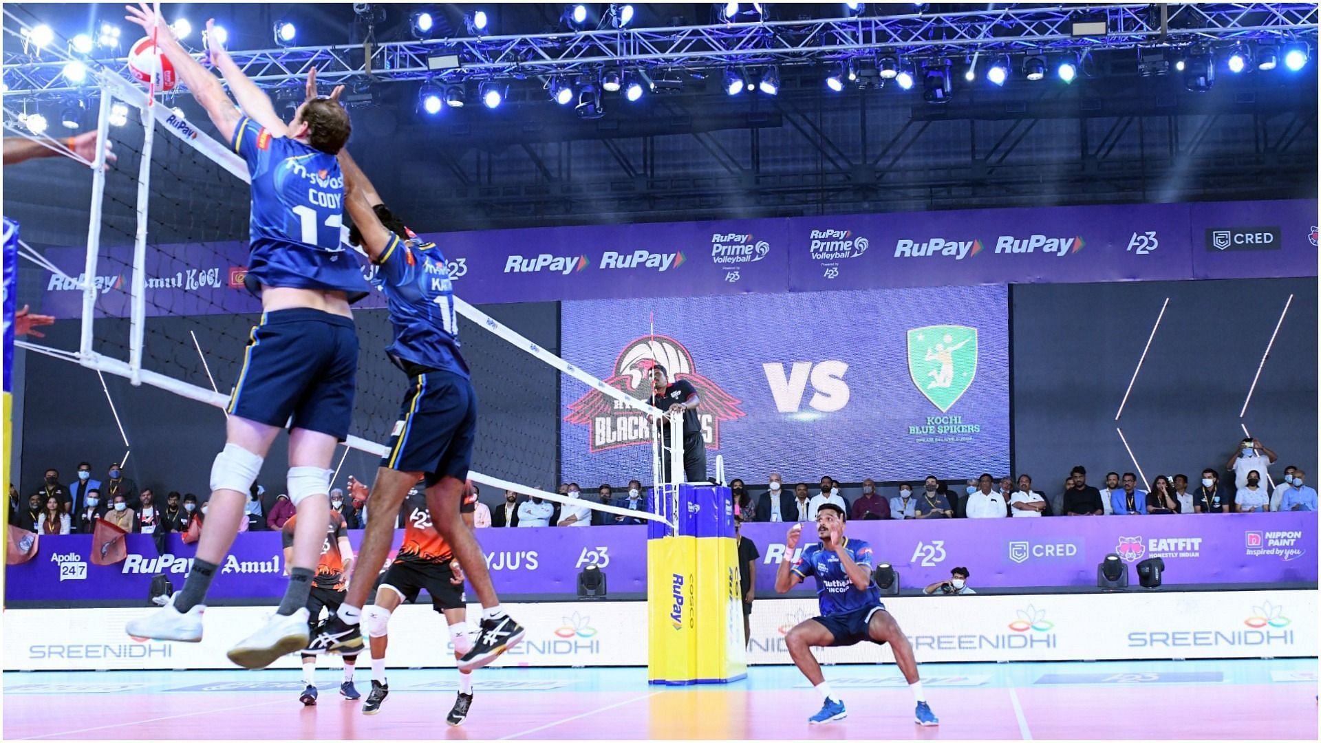 PVL 2022: Kochi Blue Spikers in action (Pic Credit:PVL)