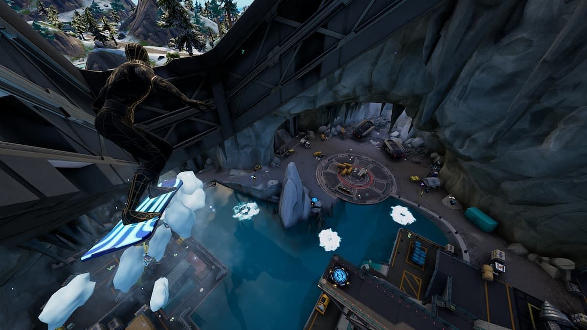 Covert Cavern is filled with IO technology and equipment (Image via Epic Games)