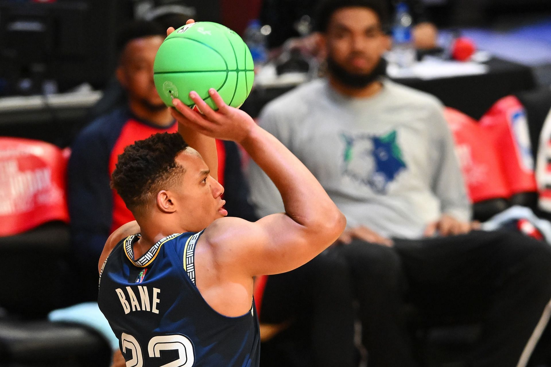 Desmond Bane at the 2022 NBA All-Star - MTN DEW 3-Point Contest.