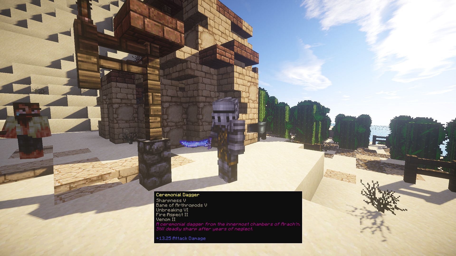 A persistent server inspired by Adventure Quest (Image via Mojang)