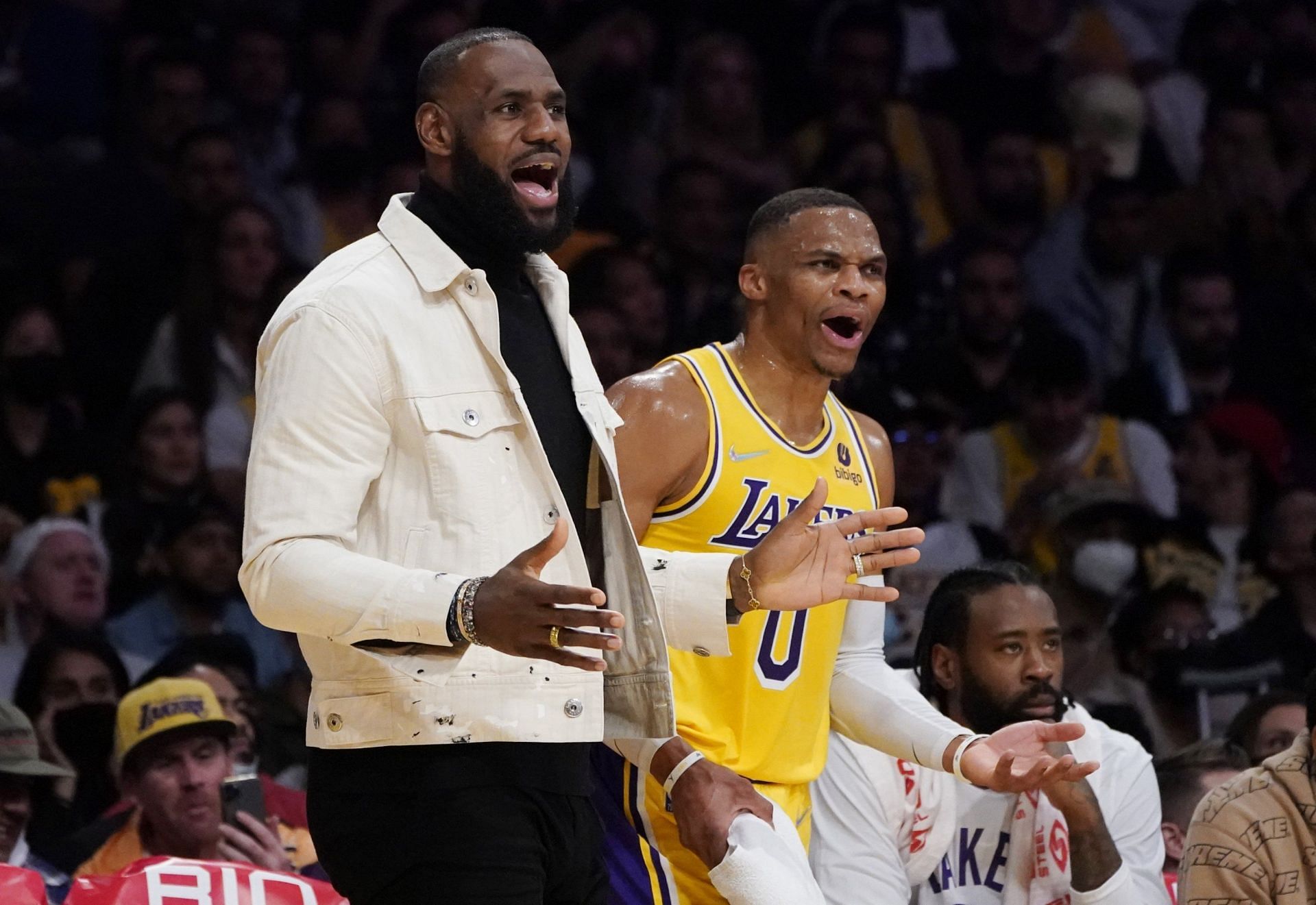 The LA Lakers have lost three straight games with their best player watching from the sidelines. [Photo: Bleacher Report]