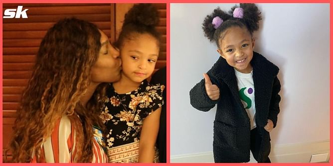Serena Williams's daughter Olympia calls her a "superwoman" in an Instagram post