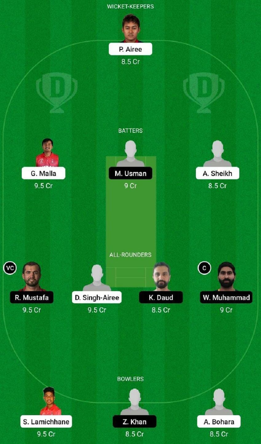 NEP vs UAE Dream11 Fantasy Tip #2