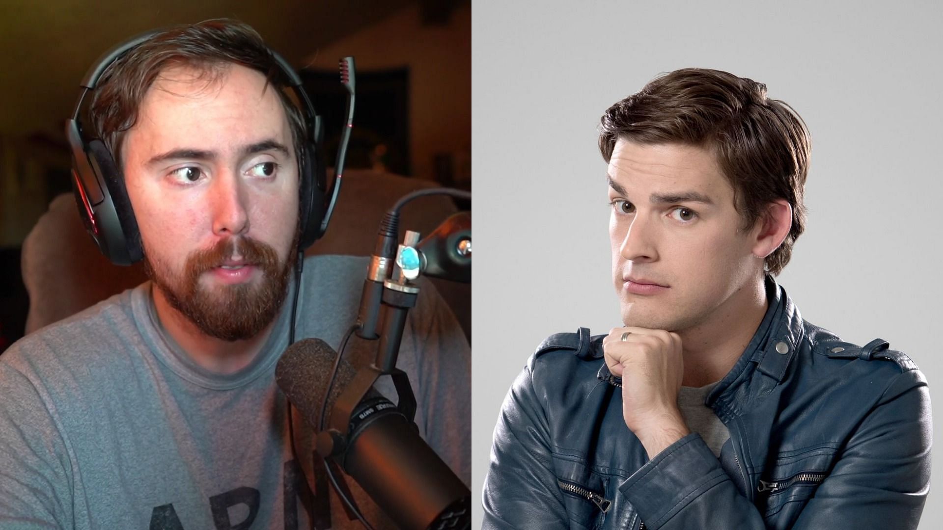 Asmongold had a bone to pick with MatPat regarding the latter&#039;s latest video on Twitch (Image via Sportskeeda)