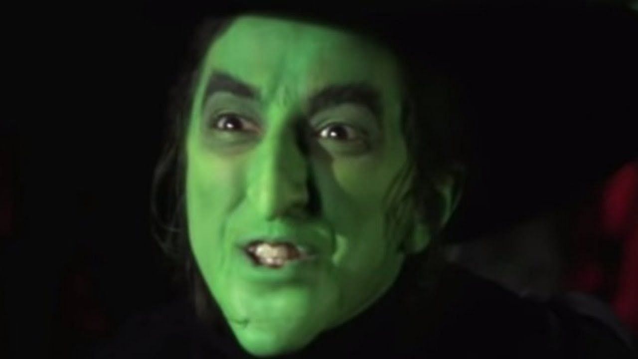 Margaret Hamilton, as the Wicked Witch (Image via MGM)