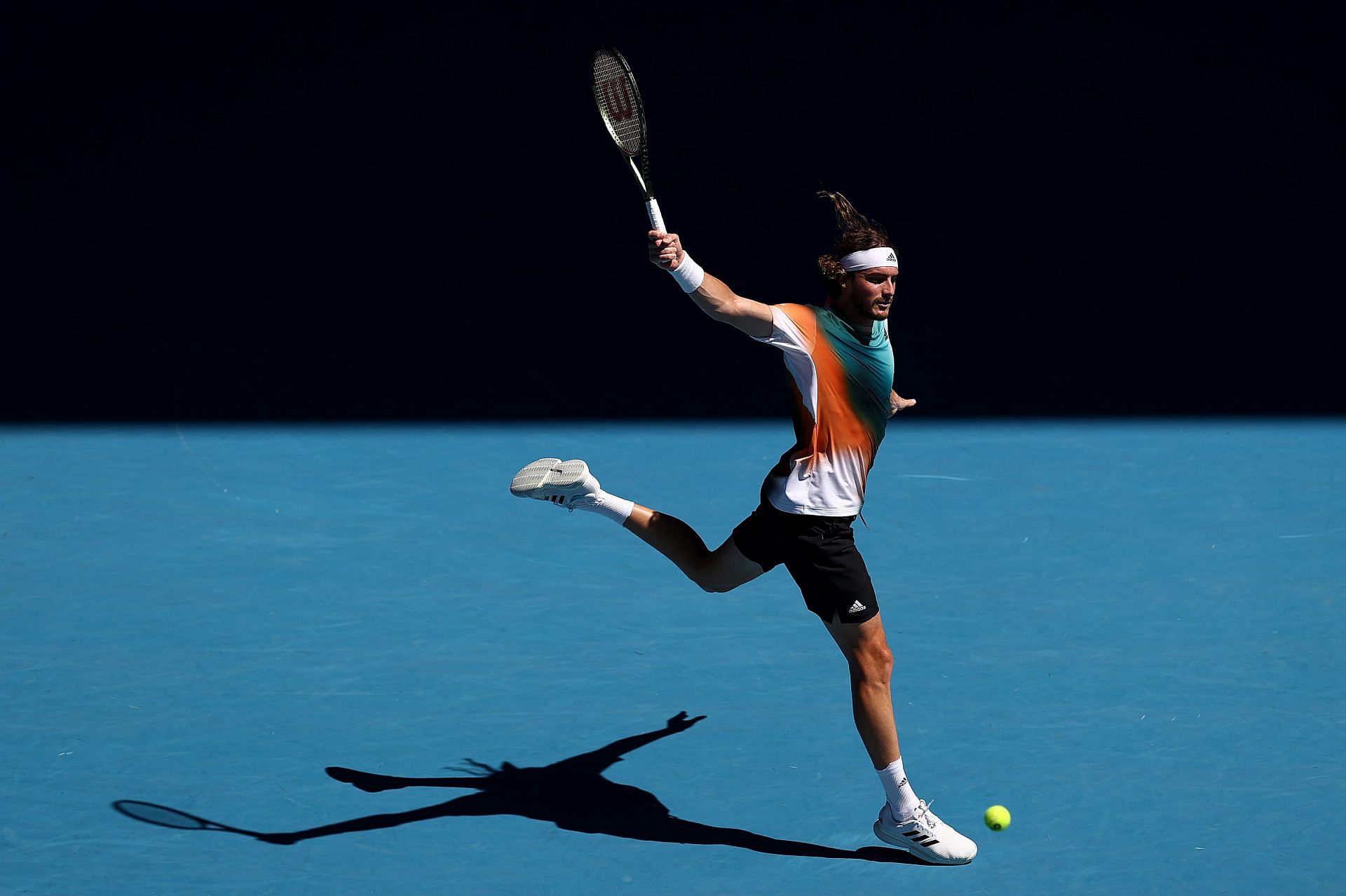 Tsitsipas at the 2022 Australian Open.