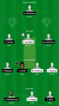 KTS vs DOL Dream11 Prediction - South African T20 Challenge