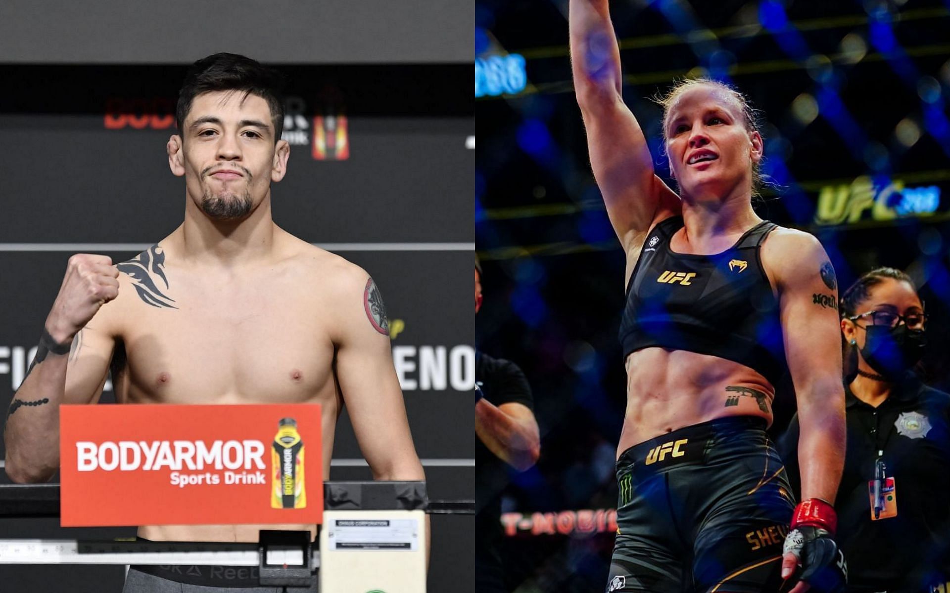 Brandon Moreno recalls working with Valentina Shevchenko at the UFC Performance Institute