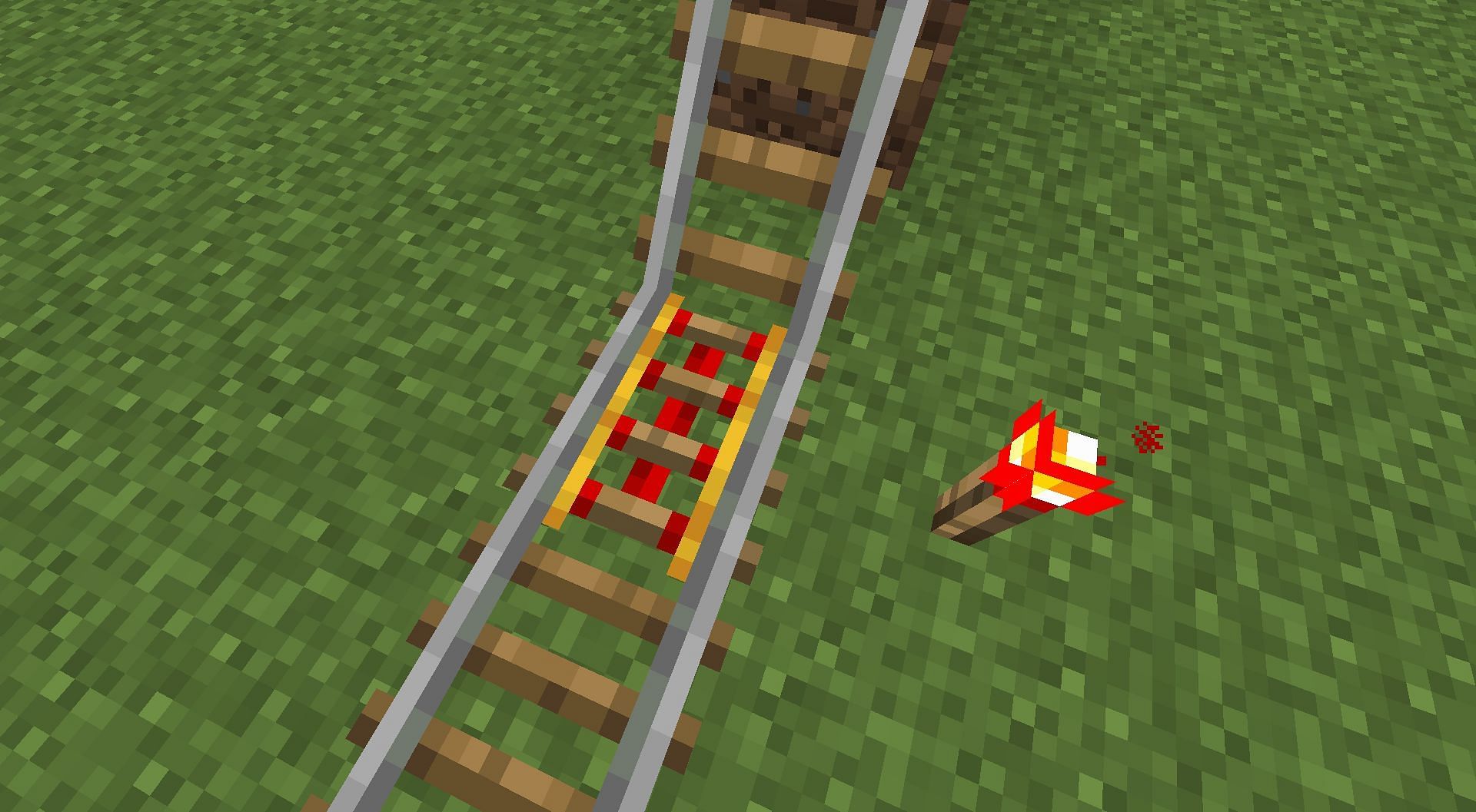 What does different rails do in Minecraft?