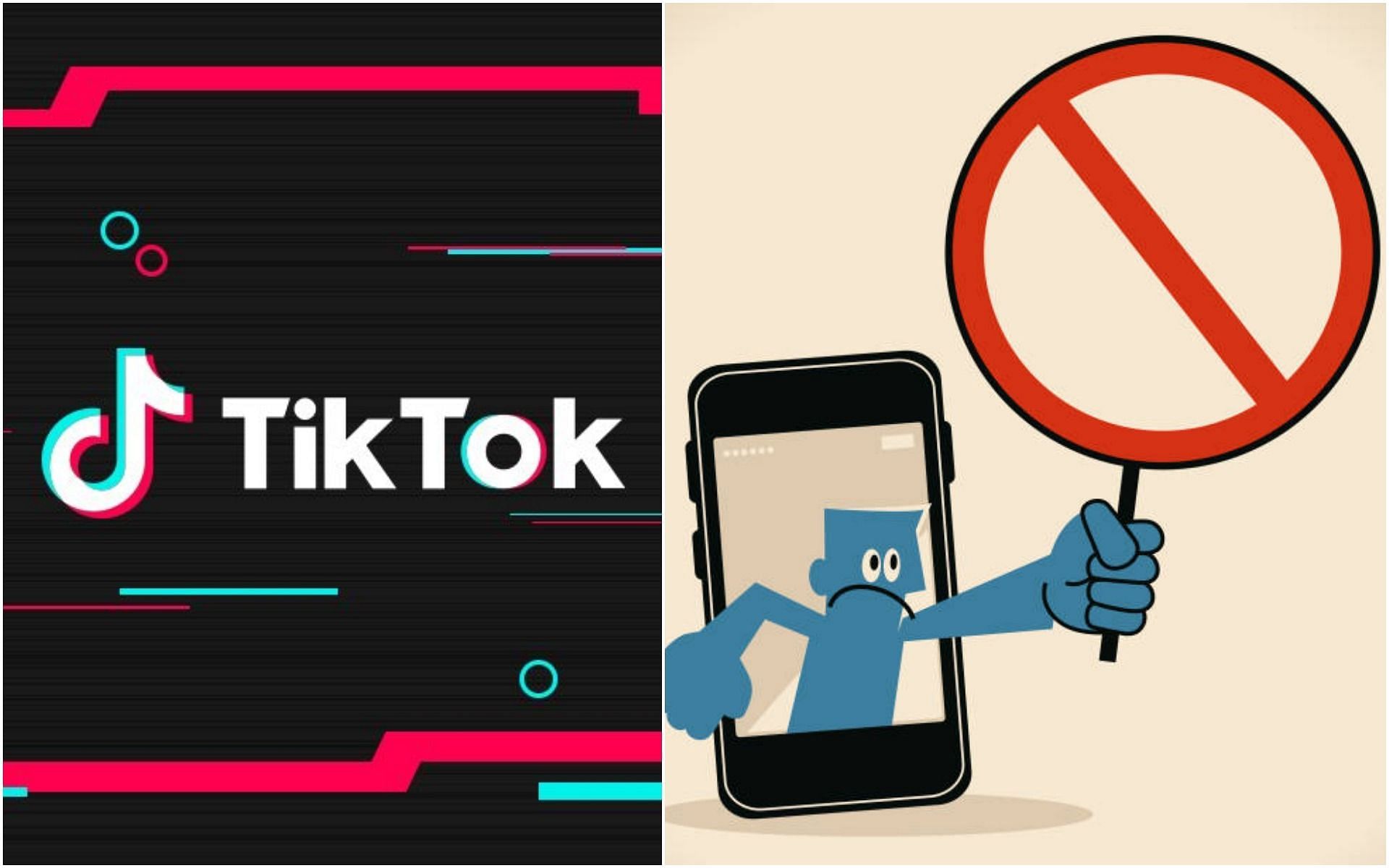 TikTok creators upset about getting shadowbanned and getting reviewed by the app (Image via TikTok/Facbook and alasi/Getty Images)