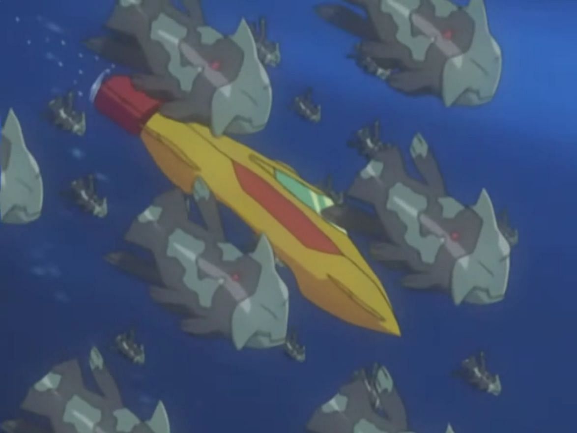 Relicanth congregate in large bodies of water (Image via The Pokemon Company)