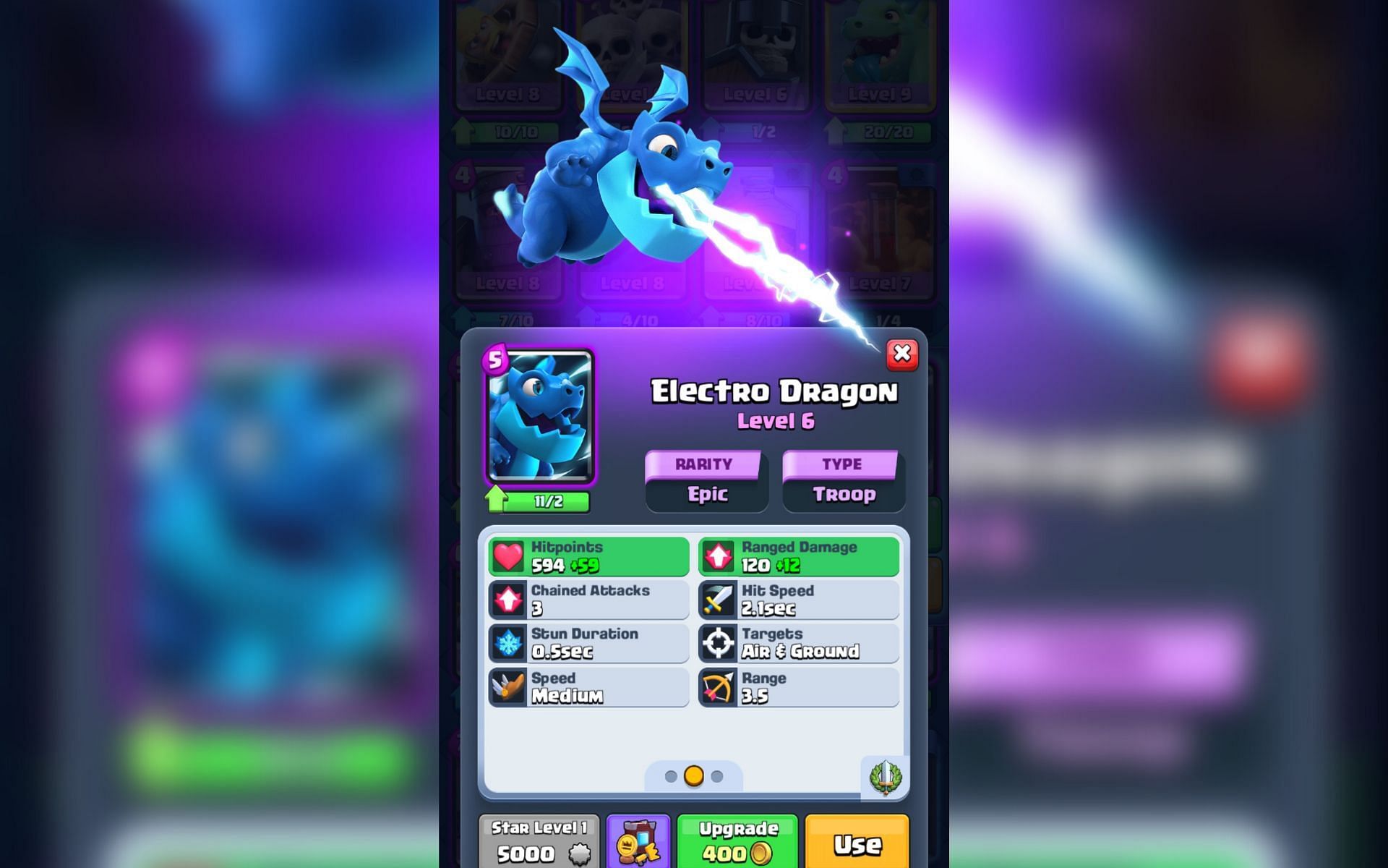 The Electro Dragon card (Image via Sportskeeda)