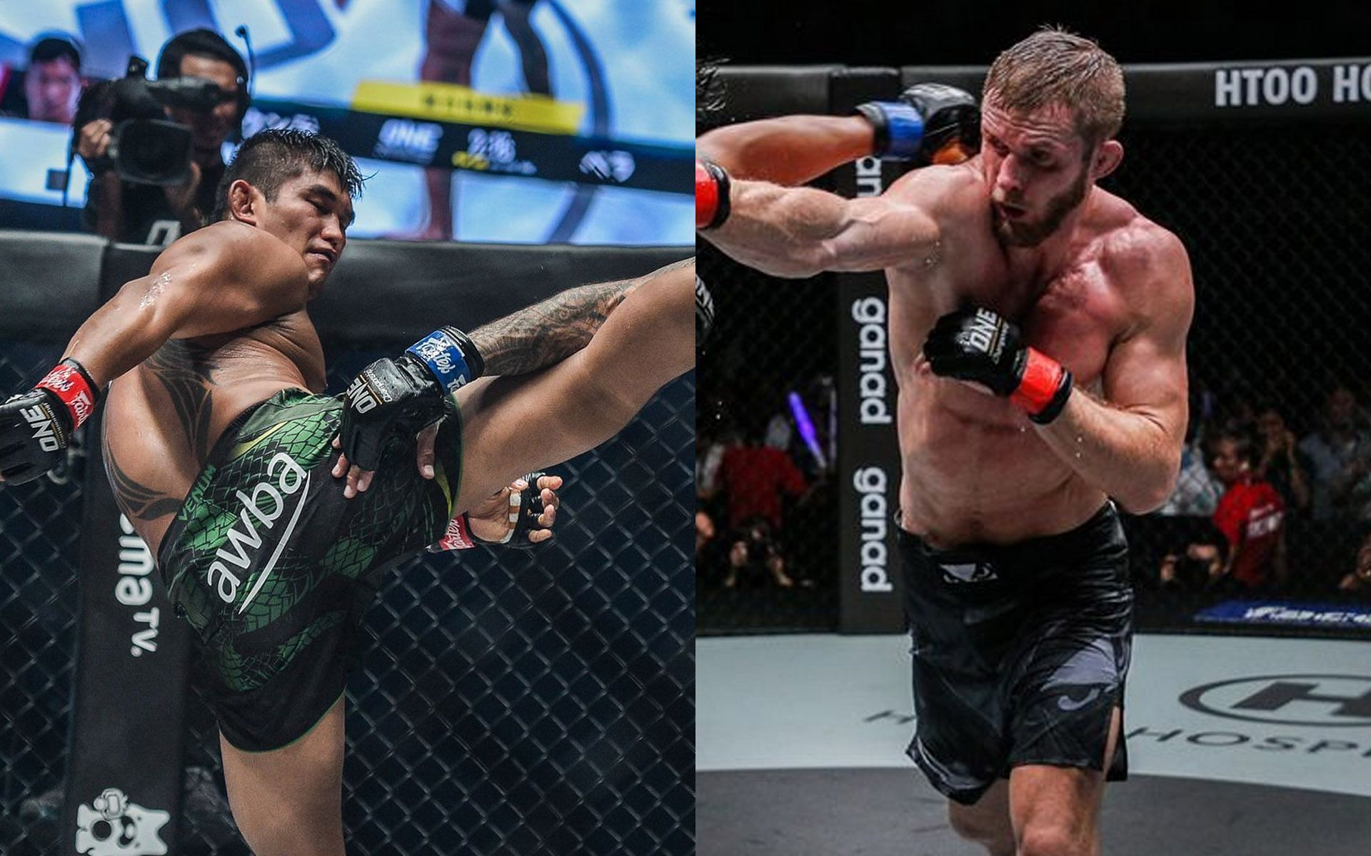 Aung La N Sang (Left) believes past statistics won&#039;t matter in his third fight with Vitaly Bigdash (Right). | [Photos: ONE Championship]