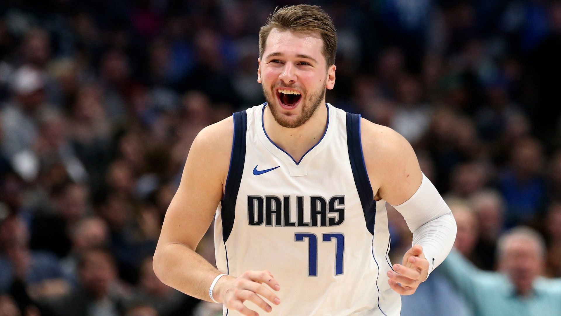 Luka Doncic just asked former NBA player and ESPN analyst Richard Jefferson to post something on Tik Tok. [Photo: NBA.com]
