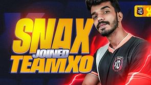 Former Team Velocity player Snax joins BGMI team XO Esports