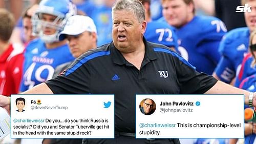 Former NCAA/NFL coach Charlie Weis gets blasted on Twitter for comments on Russia's invasion of Ukraine