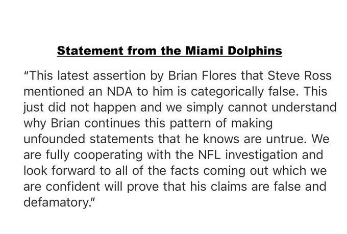 Dolphins deny owner requested NDA from fired coach Brian Flores 