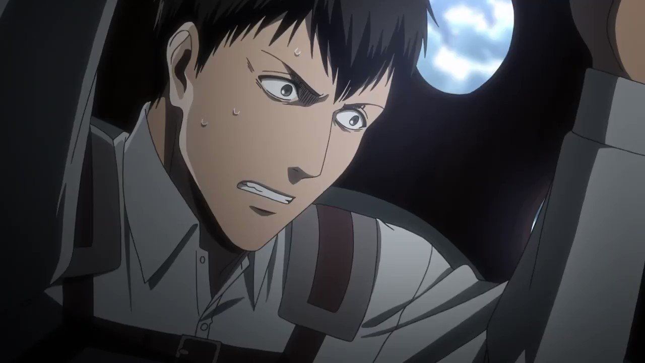 Enter captionBertholdt as seen during the Attack on Titan anime&#039;s third season. (Image via Wit Studios)