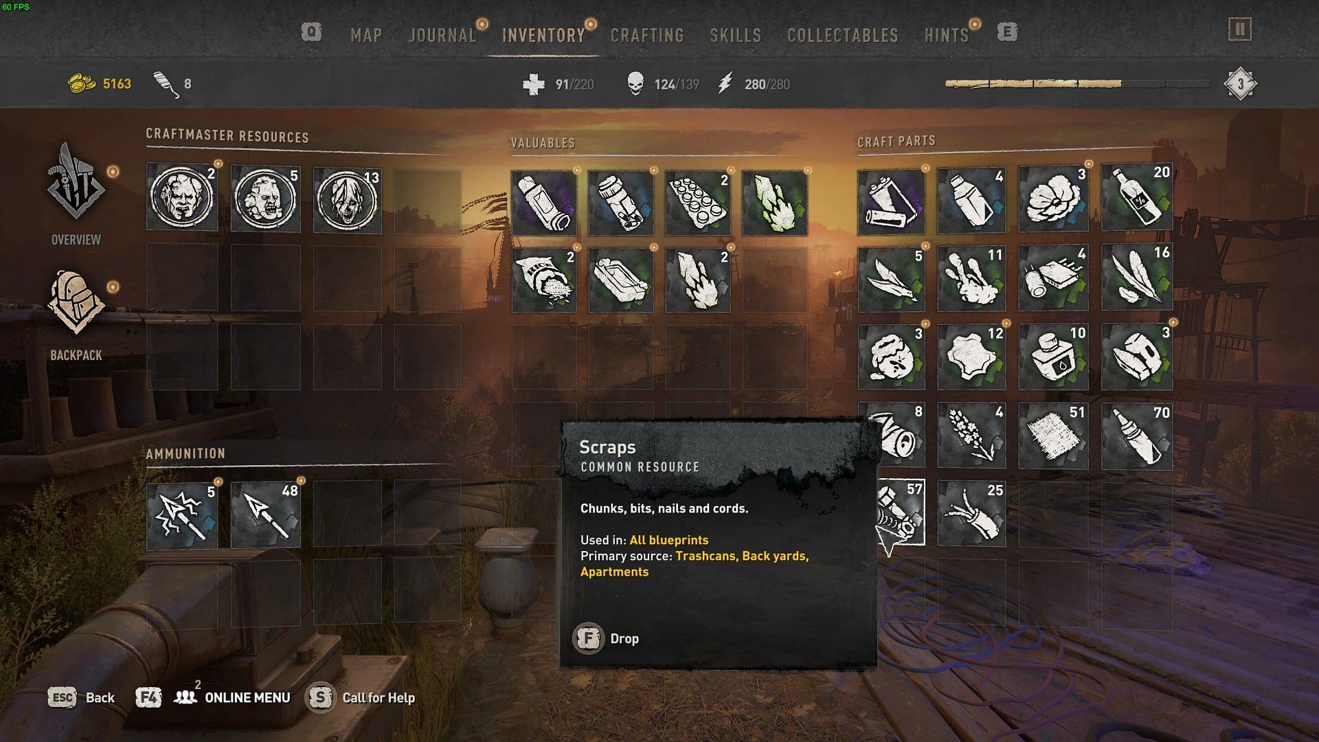 Scraps are very useful for crafting in Dying Light 2 (Image via Techland)