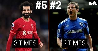 5 players with the most double-digit goal and assist tallies in the same season in Premier League history