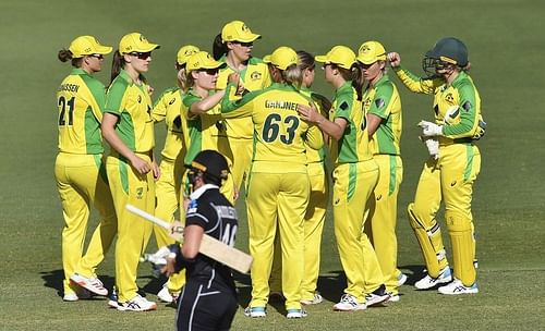 Australia lead New Zealand 12-3 in the Women's ODI World Cup.