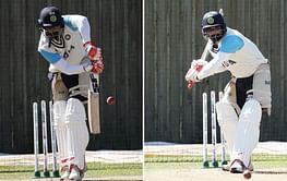 Mohammed Shami bats in the nets ahead of India-Sri Lanka Test series