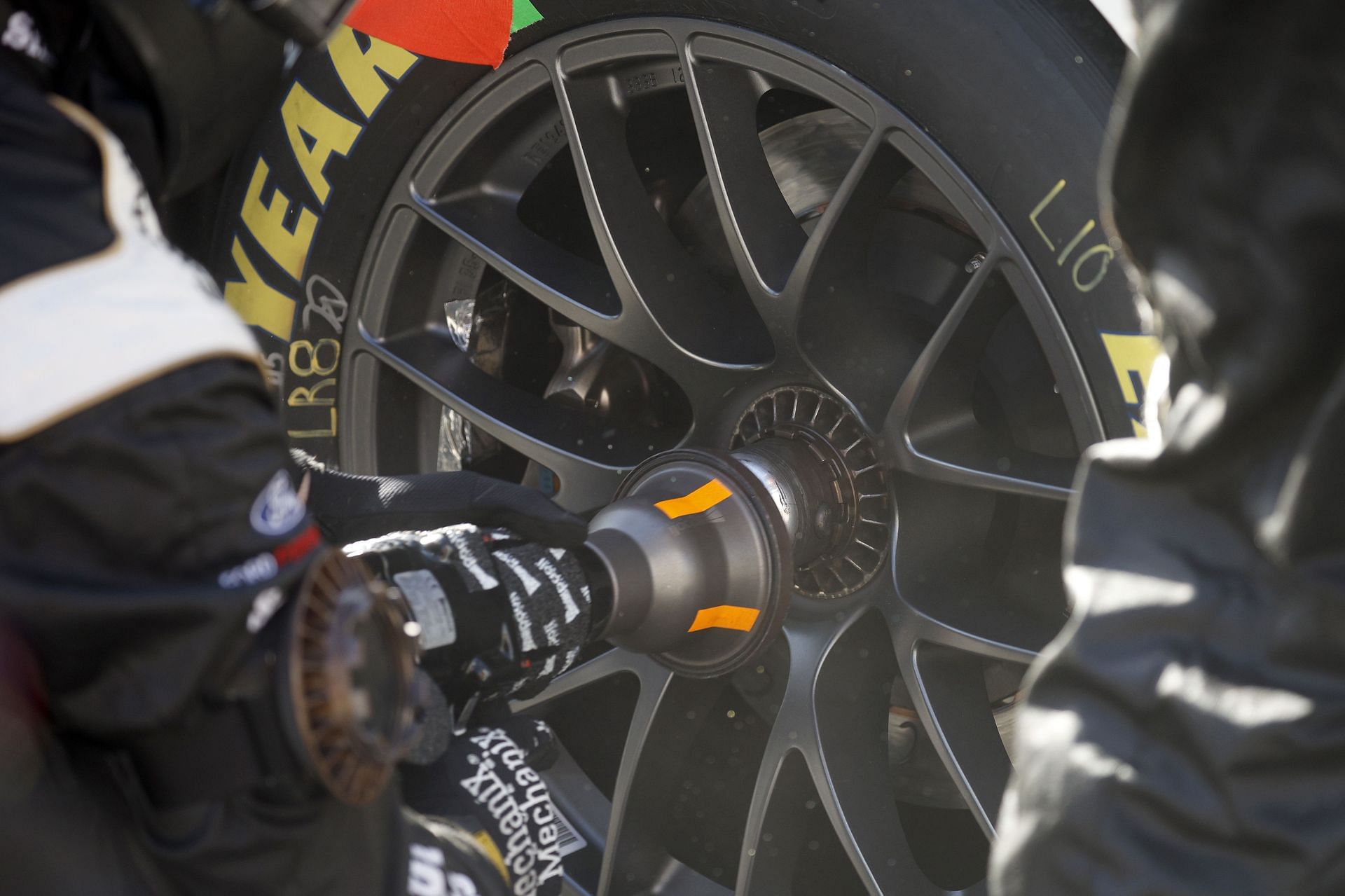New 18-inch wheels and tires are the biggest visual change on the Next Gen cars that race in 2022 (Photo by Chris Graythen/Getty Images)