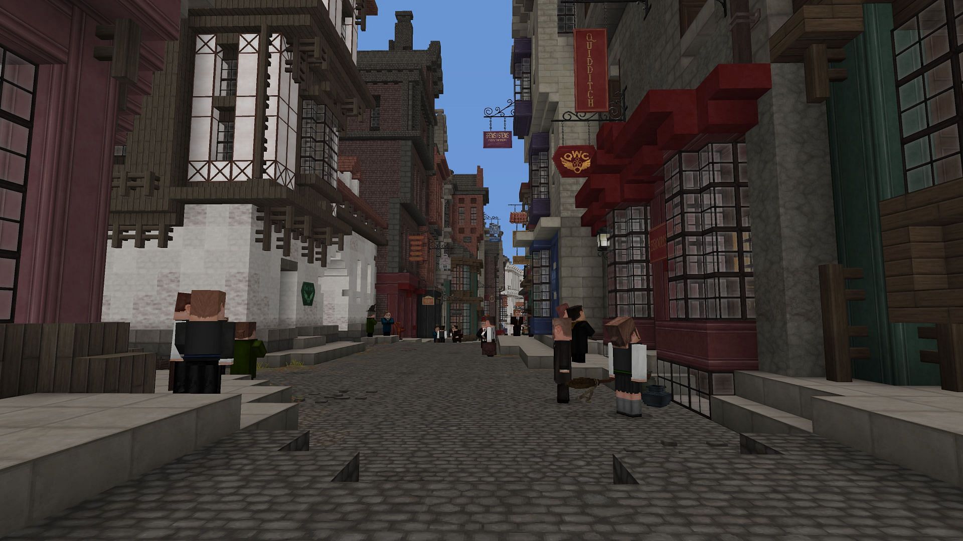 Potterworld is a great place for Harry Potter fans (Image via Mojang)