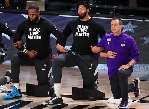 LeBron James, Anthony Davis and Frank Vogel were part of the Los Angeles Lakers championship run in the playoffs