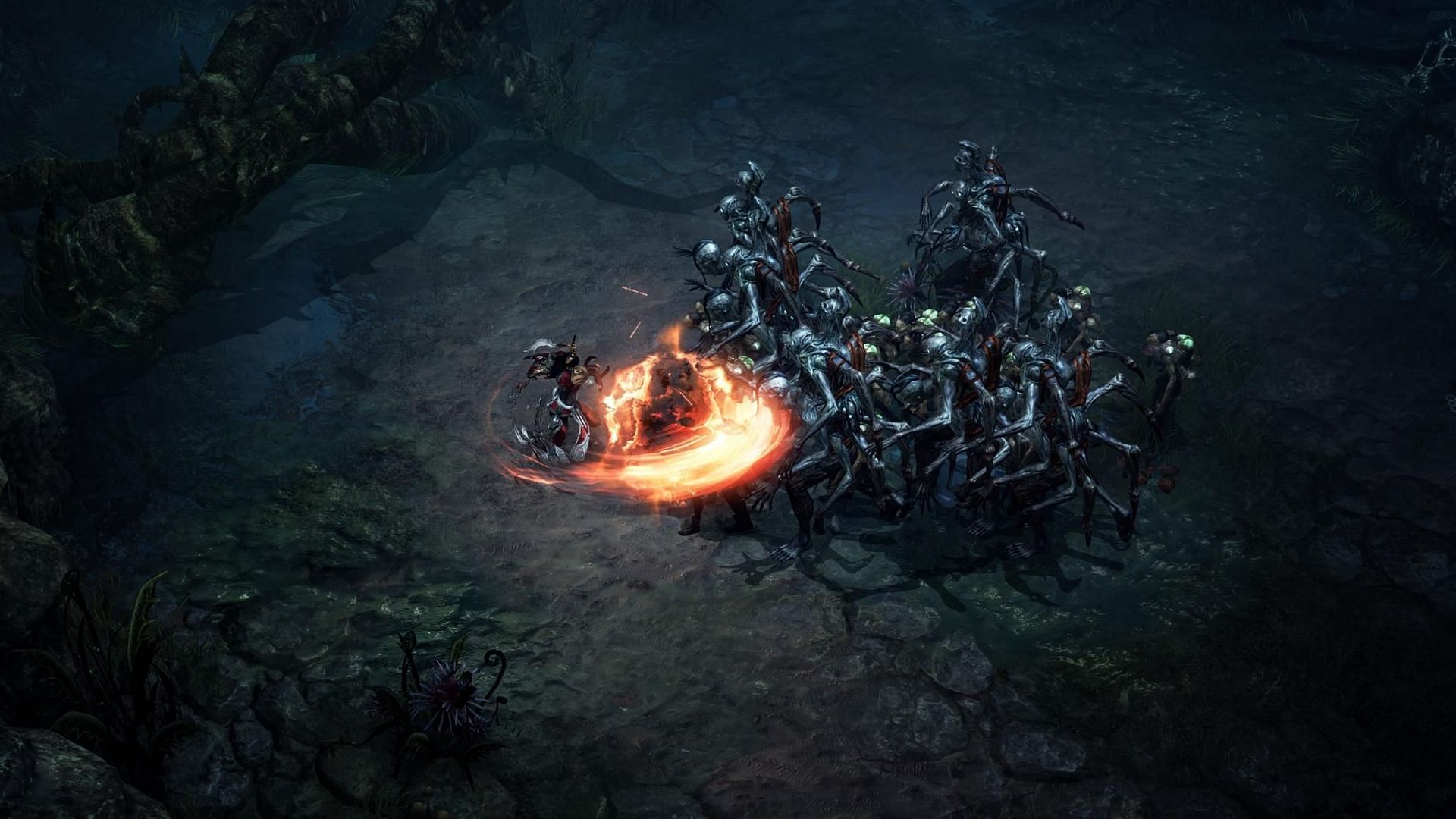 Lost Ark players are able to use the Search skill to highlight their prey that they can then harvest for materials. (Image via Smilegate)