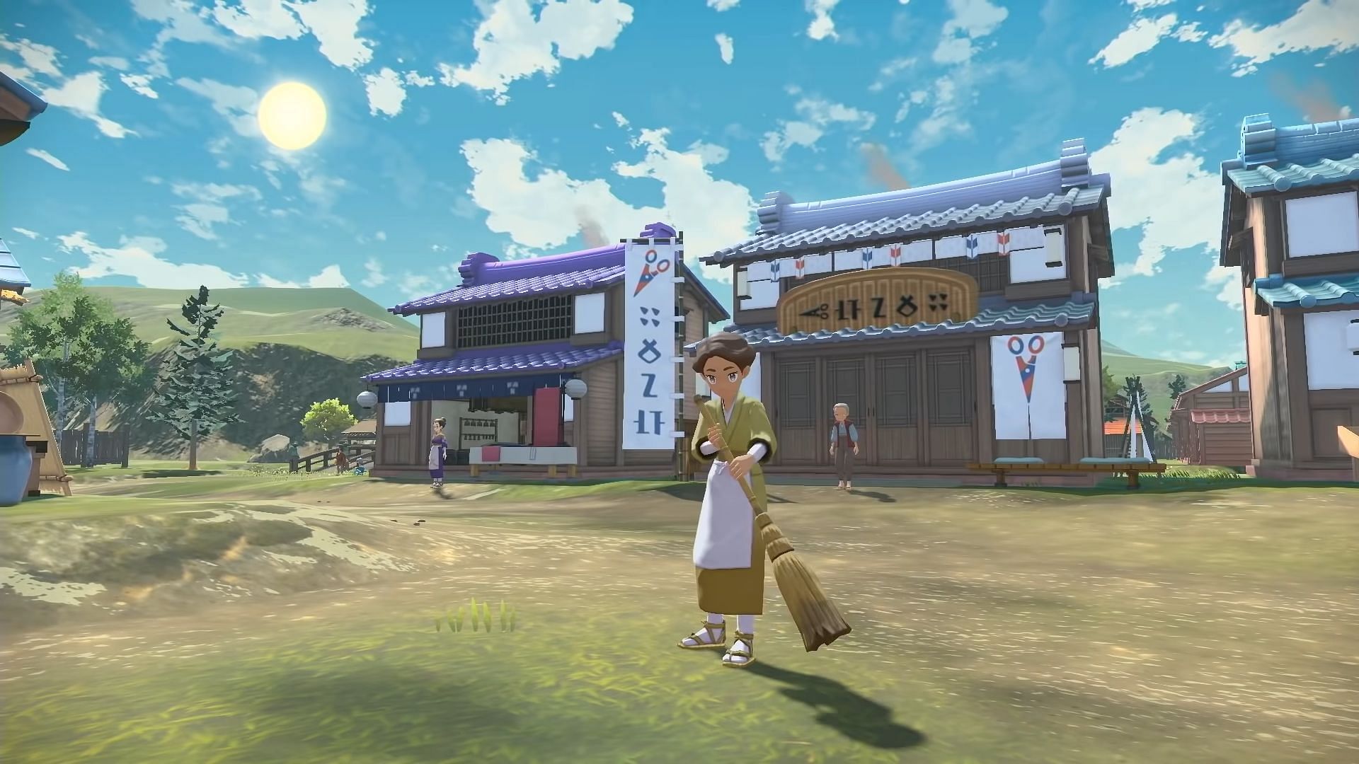 Head to the village for recipes (Image via Nintendo)