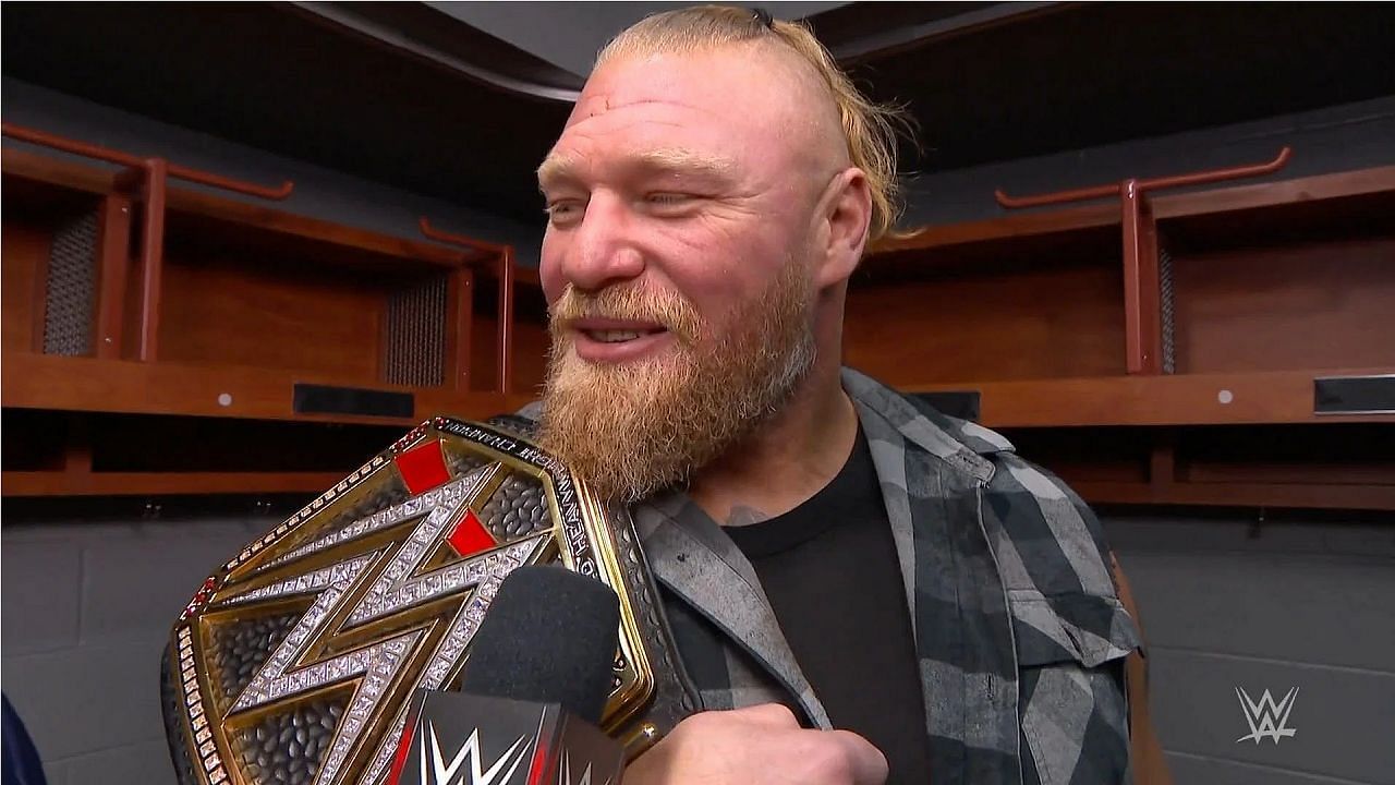 Brock Lesnar had quite a wholesome backstage interaction with B-Fab