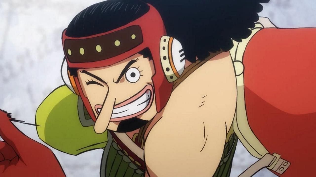 Usopp as seen in the series&#039; anime (Image via Toei Animation)