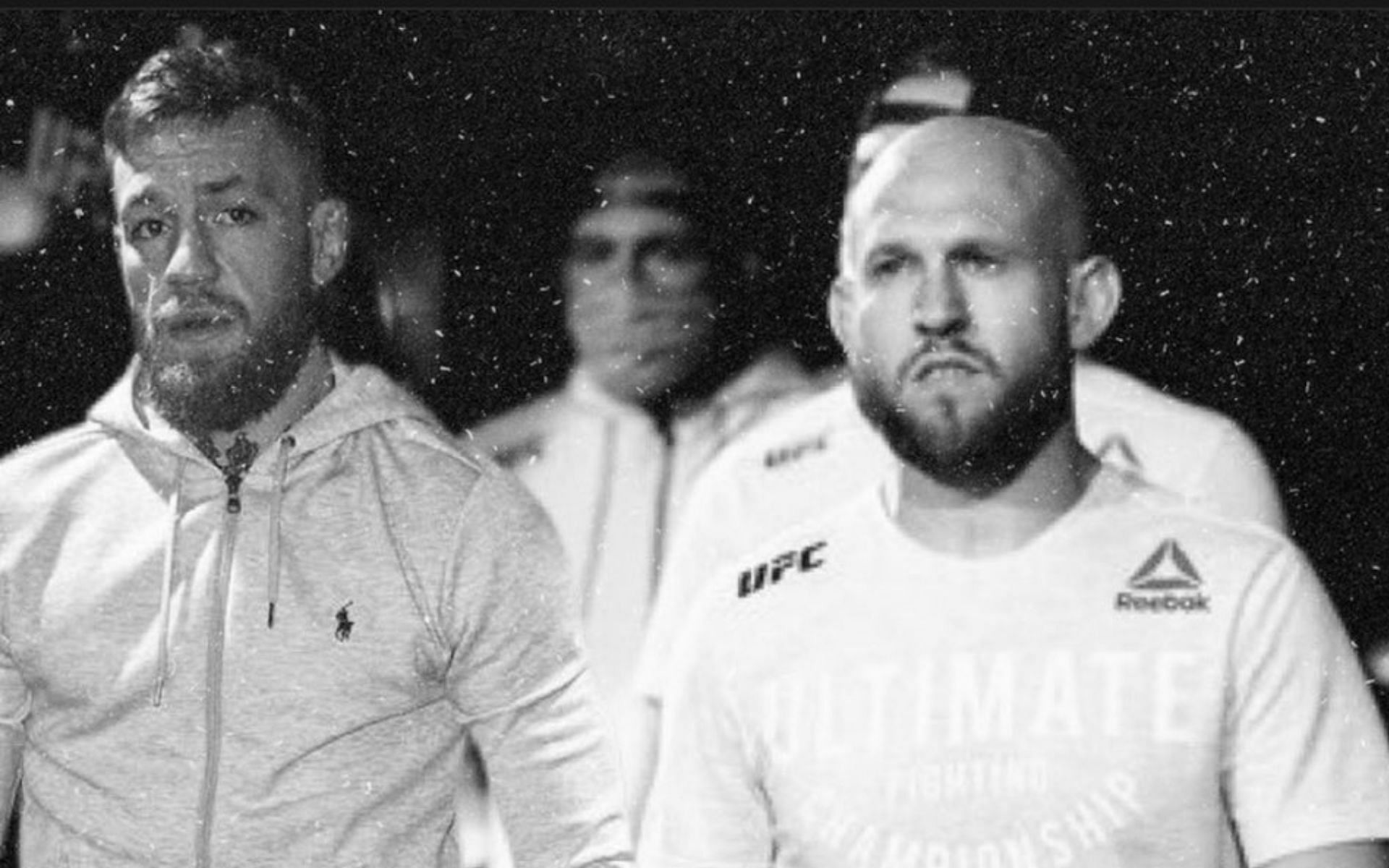 Conor McGregor and Brian Kelleher. (Credit: @brianboom135 on Twitter)