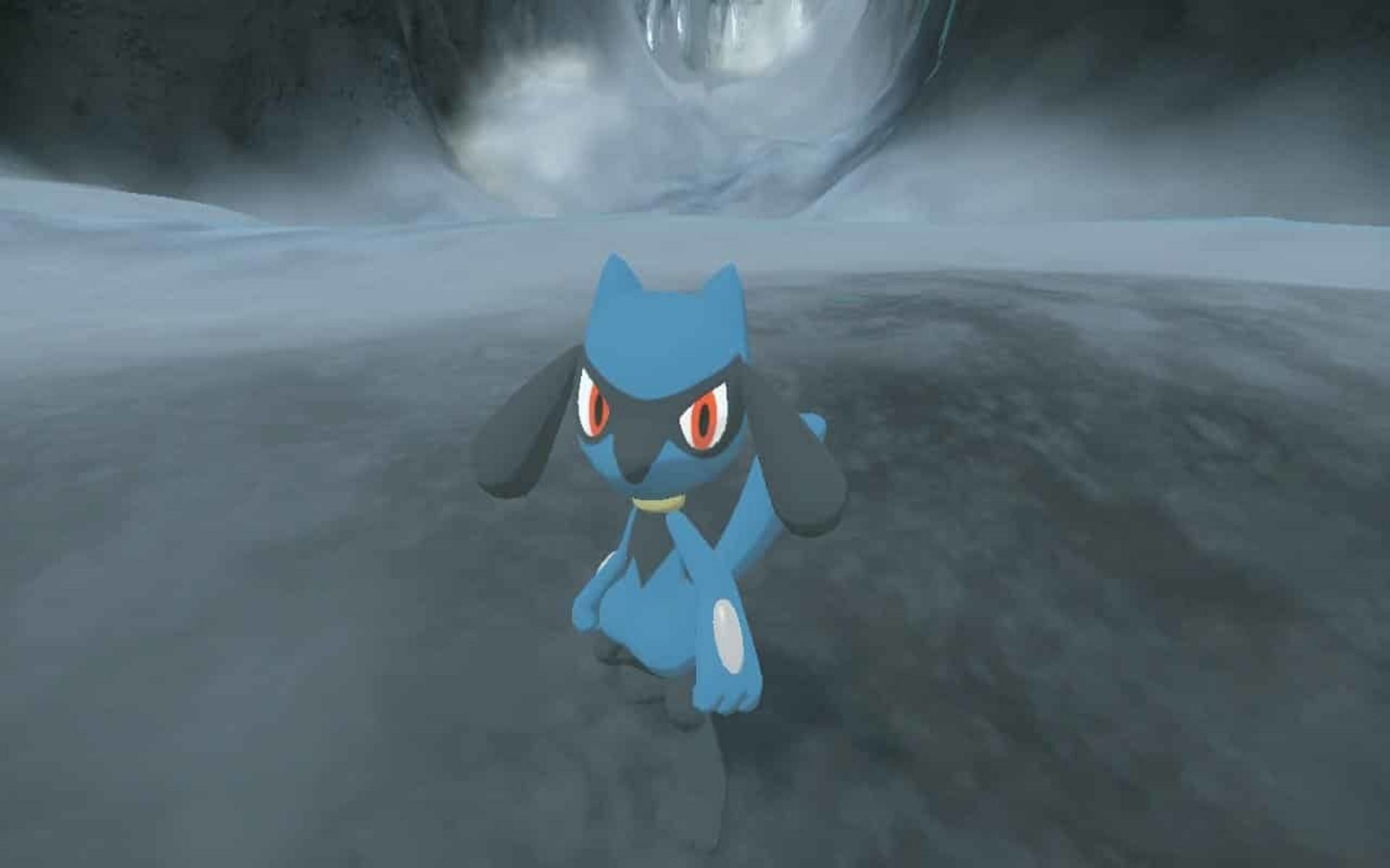 Riolu evolves into the might Lucario (Image via Game Freak)