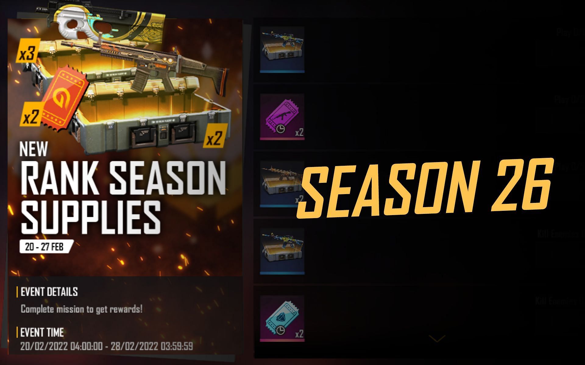 Free rewards can be obtained from this new event in Free Fire MAX (Image via Sportskeeda)