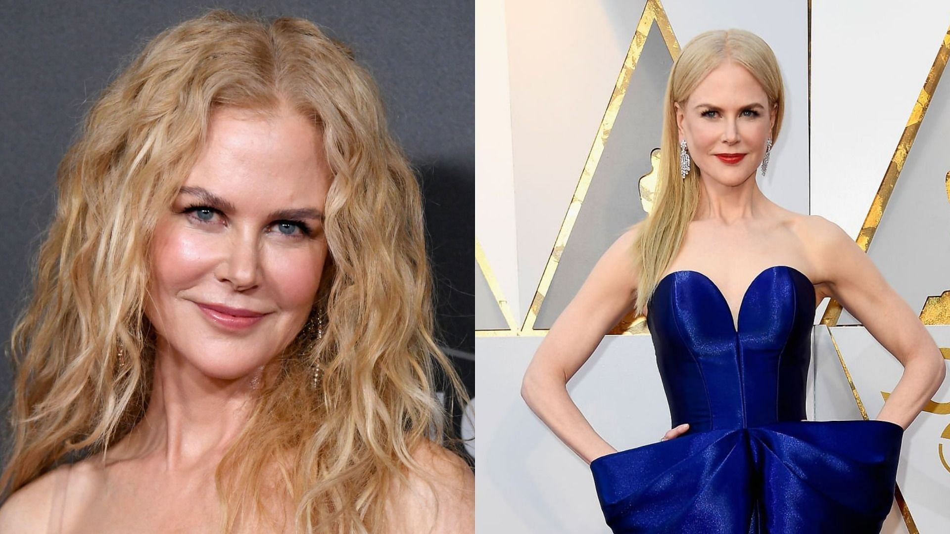 Nicole Kidman&#039;s Vanity Fair cover shoot receives a divisive response from fans (Image via Jon Kopaloff/Getty Images and Frazer Harrison/Getty Images)