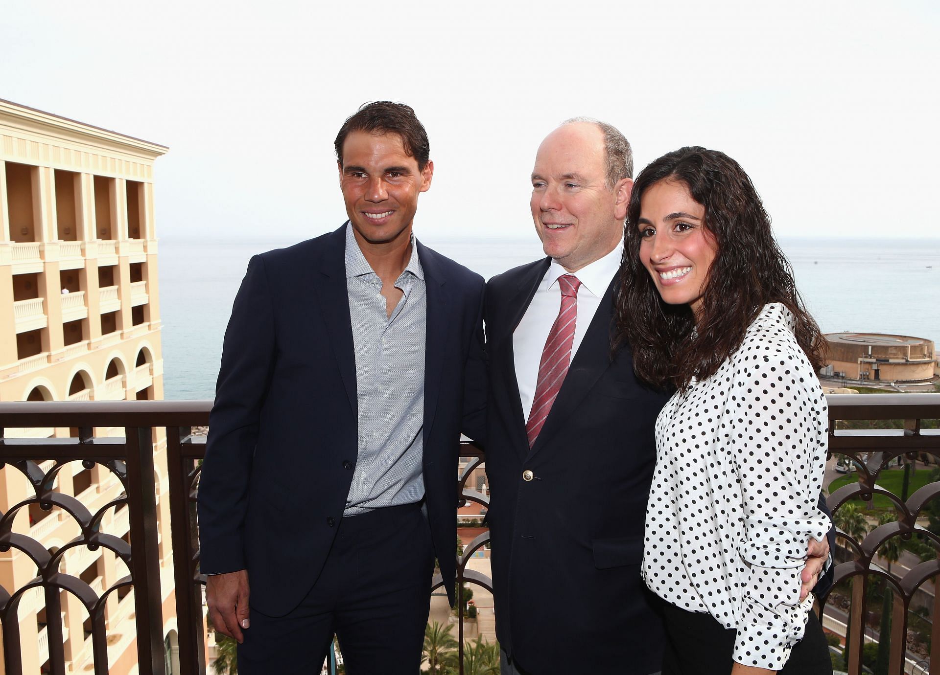 According to Maria Francisca Perello (R), Rafael Nadal needs his space when competing in tournaments