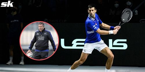 Wayne Smith and Novak Djokovic