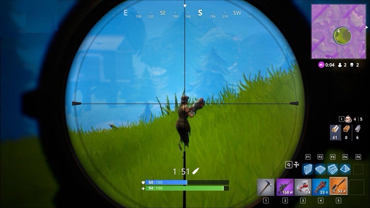 Always aim for the head in Fortnite (Image via Epic Games)