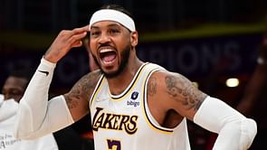 Watch: Carmelo Anthony misses clutch 3 for LA Lakers in Clippers loss, says "my legs wasn't underneath me"