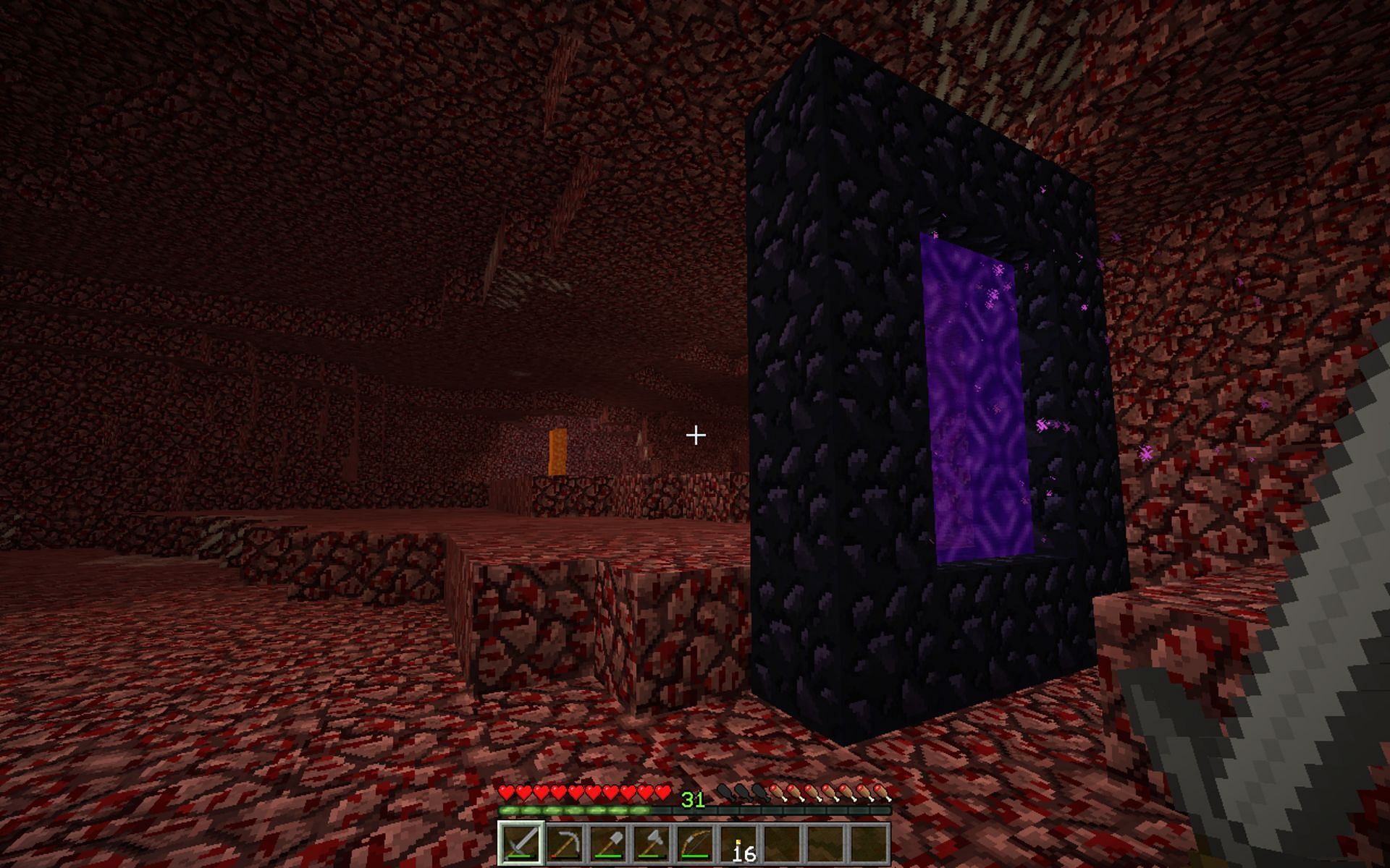 Nether portals can often be misplaced if they&#039;re not marked (Image via Mojang)