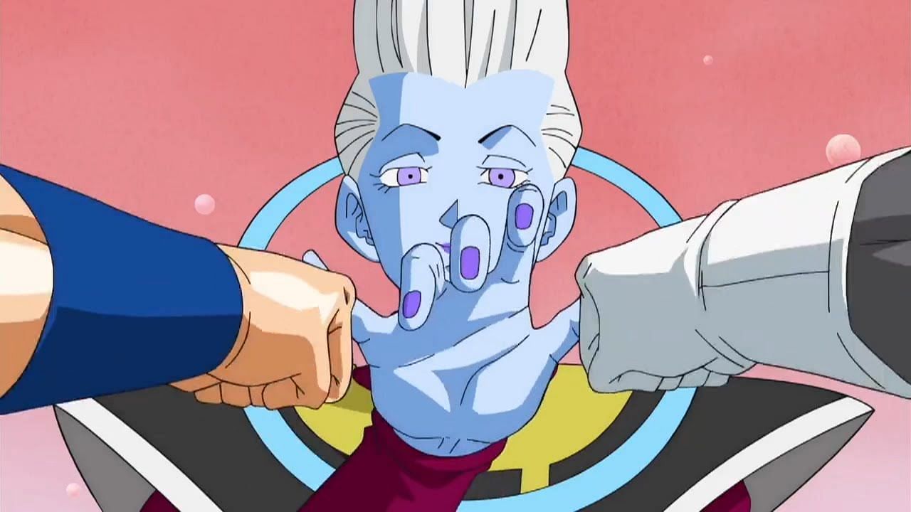 Whis as seen during the Super anime (Image via Toei Animation)