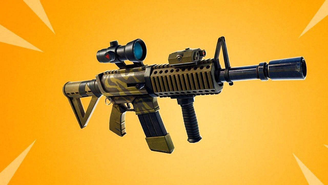 The thermal scoped AR might be coming back to Fortnite in Chapter 3 Season 1, new leaks reveal (Image via Epic Games)